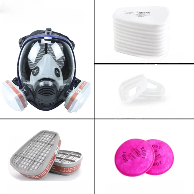 Full Face Respirator Mask with Visor