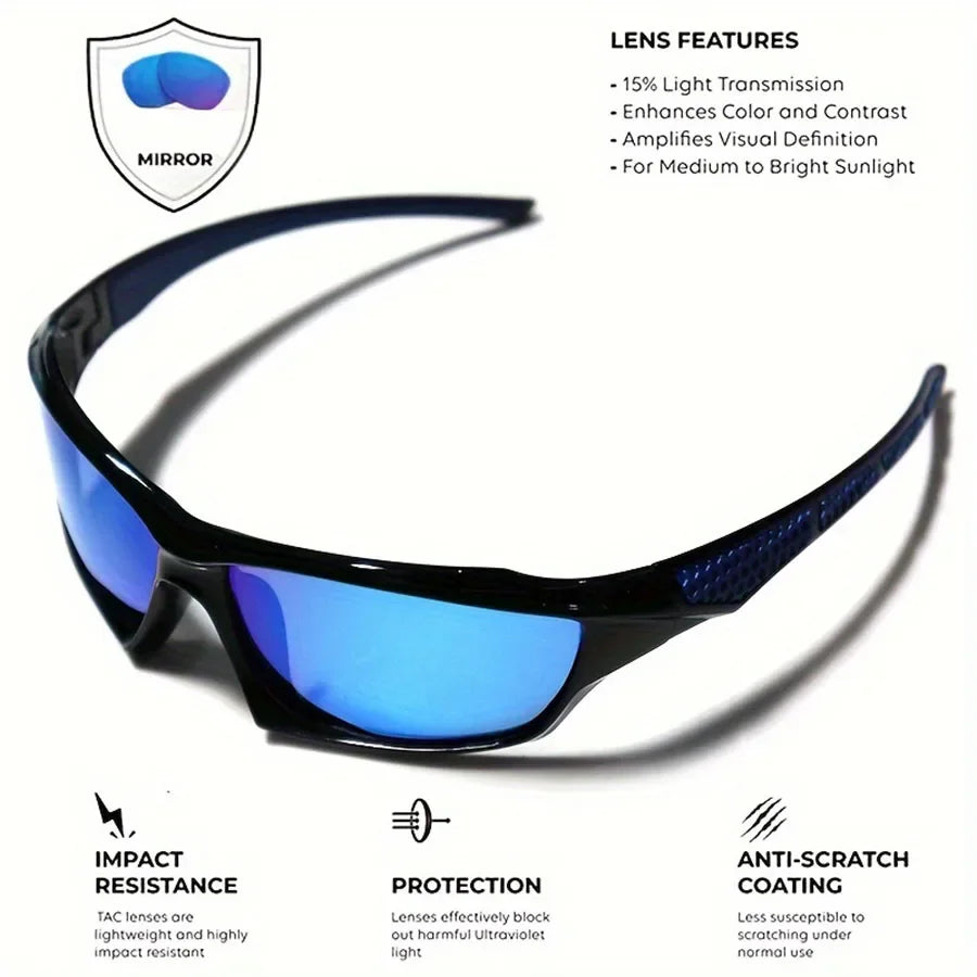 Polarized Round Sunglasses, UV400, Metal Frame