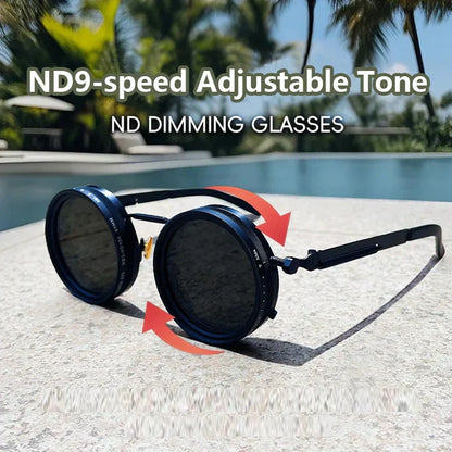 Polarized Sunglasses with Adjustable Dimming