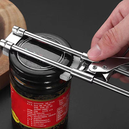 Adjustable Jar Opener with Steel Teeth, 1-4 Inch Lids