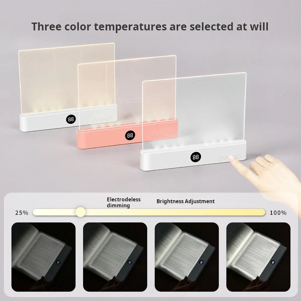 Rechargeable Clip-On Book Light with Flexible Neck