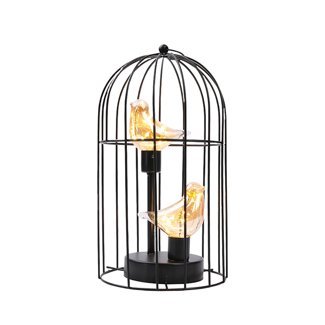 Vintage Birdcage Fairy Light Table Lamp