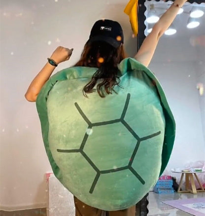 Turtle Shell Plush Pillow