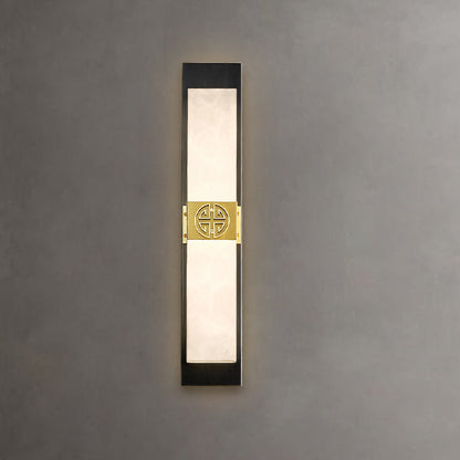 Chinese Strip Chinese Knot Cymbidium LED Wall Sconce Lamp