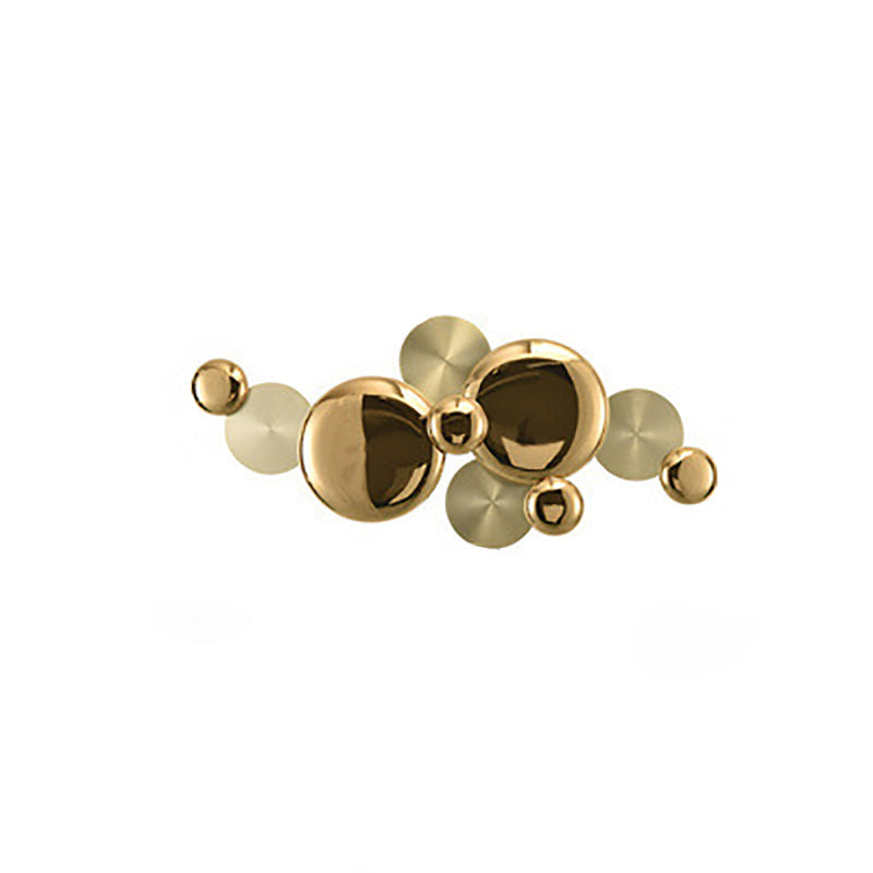 Modern Luxury Metal Round LED Wall Sconce Lamp