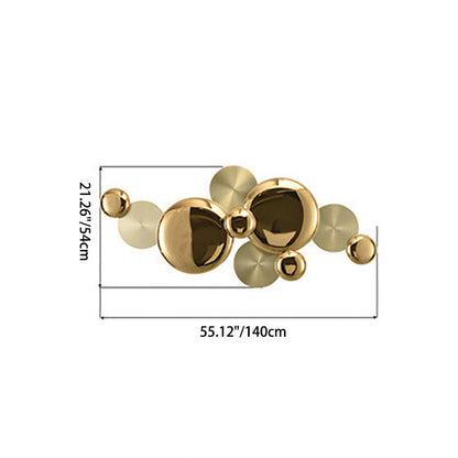 Modern Luxury Metal Round LED Wall Sconce Lamp