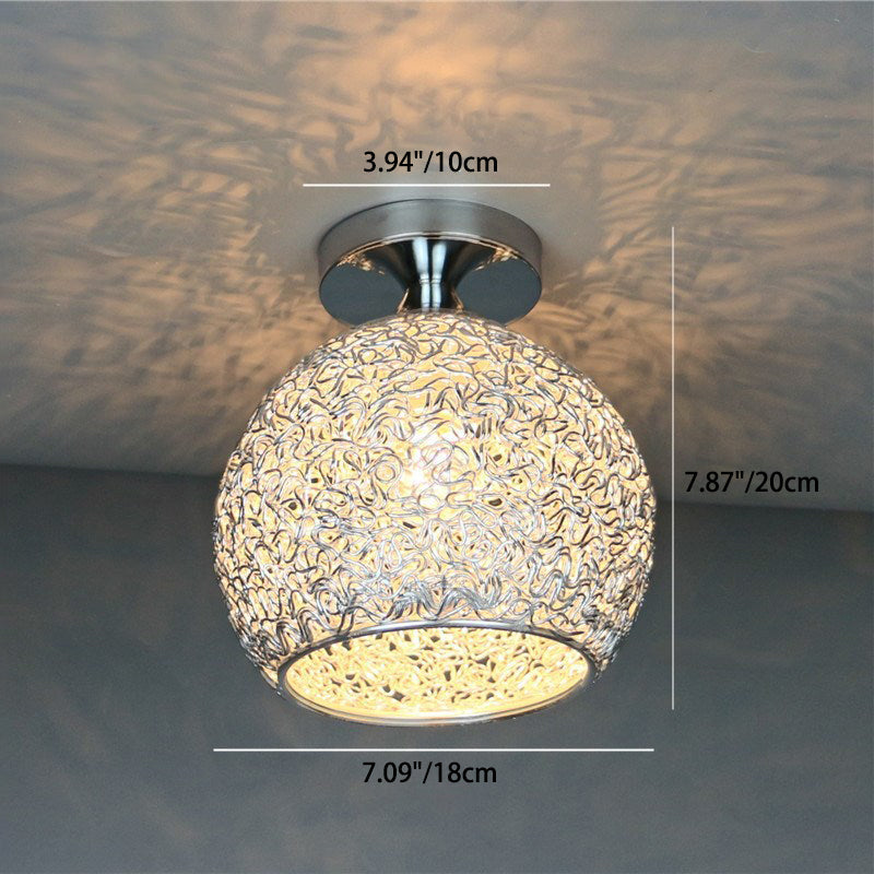 Contemporary Ball Ceiling Light