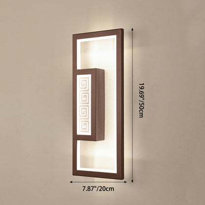 Chinese Lotus Leaf Iron Acrylic LED Wall Sconce Lamp