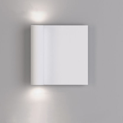 Square Up and Down Illuminated LED Wall Sconce Lamp