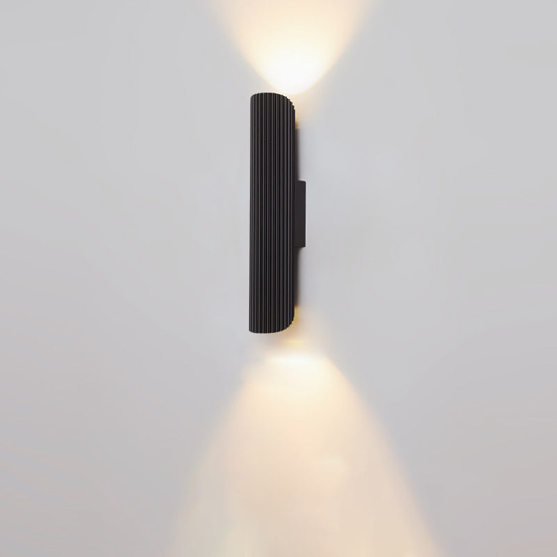 Simplicity Aluminum Roman Column Strip LED Wall Sconce Lamp