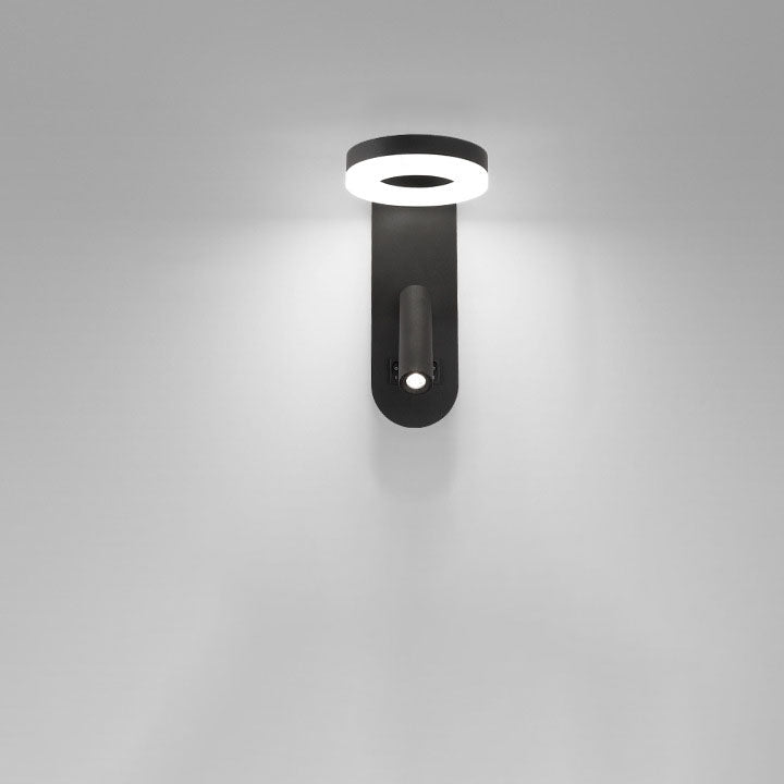 Solid Color Aluminum Iron Acrylic LED Wall Sconce Lamp