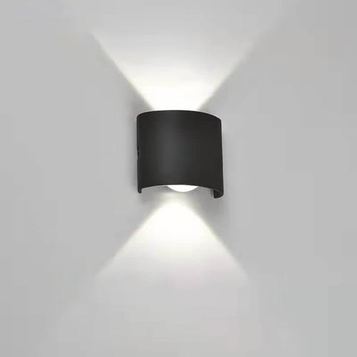 Modern Outdoor Arc Up and Down Spotlight LED Outdoor Waterproof Wall Sconce Lamp