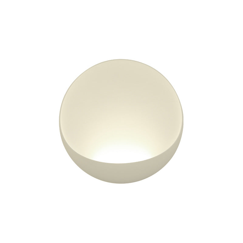 Modern Minimalist Round Aluminum LED Wall Sconce Lamp
