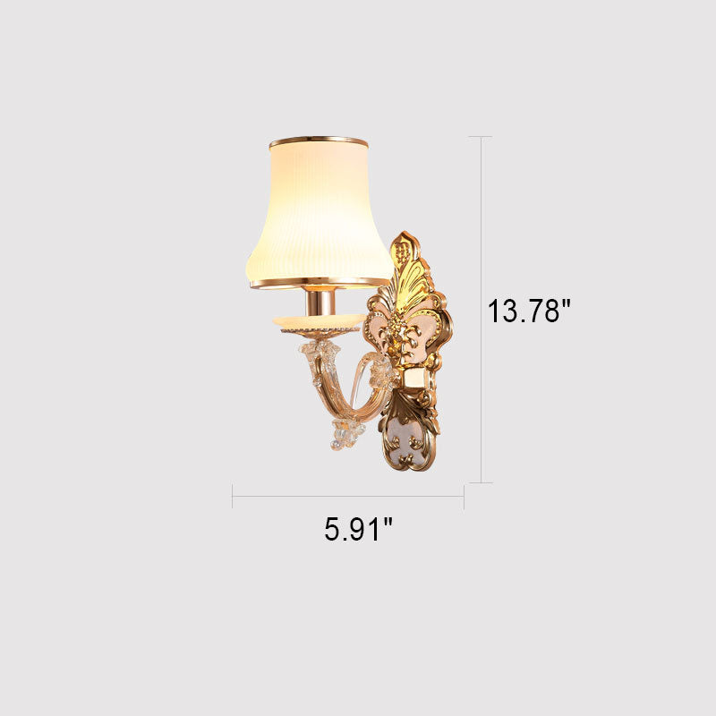 European Style Minimalist 1/2 Light Wall Sconce Lamp
