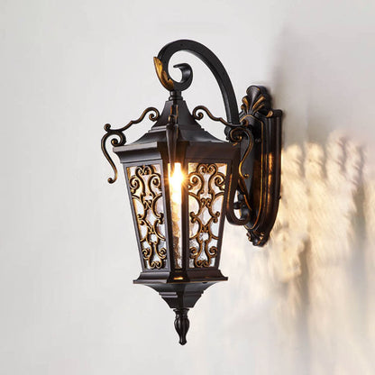 Iron Waterproof Outdoor Indoor 1-Light Wall Sconce Lamp