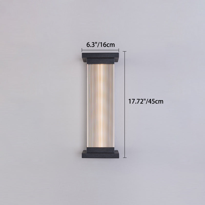 Waterproof Stainless Steel Acrylic Wall Sconce Lamp