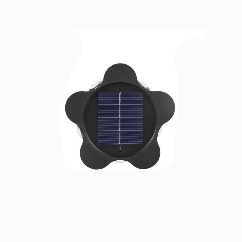 Solar Plum Outdoor Waterproof Decorative Wall Sconce Lamp