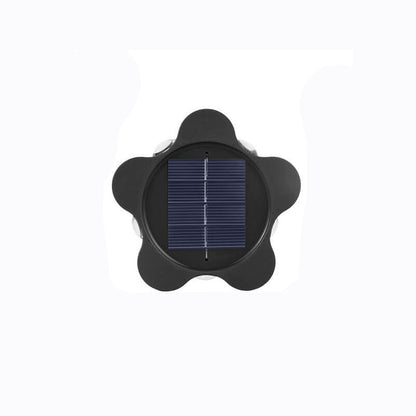 Solar Plum Outdoor Waterproof Decorative Wall Sconce Lamp