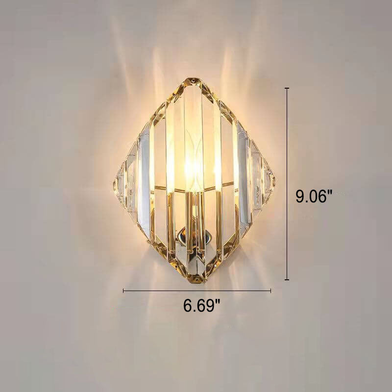 Light Triangle Geometry 1/2/3 Light Wall Sconce Lamp