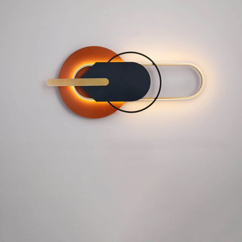 Scandinavian Circle Ring Geometric LED Wall Sconce Lamp