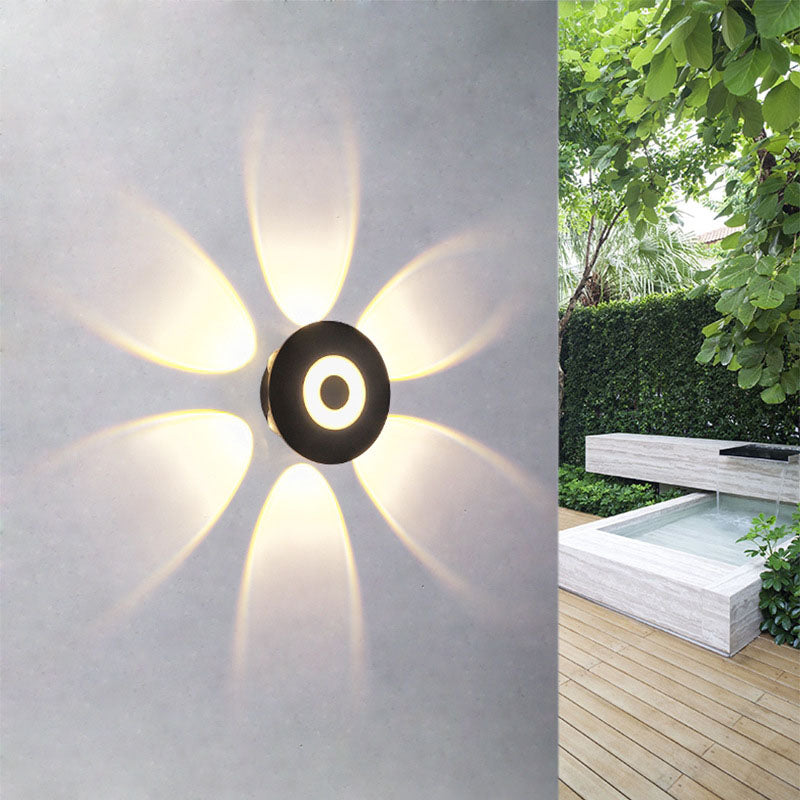 Scandinavian Aluminum Round Shade LED Wall Sconce Lamp