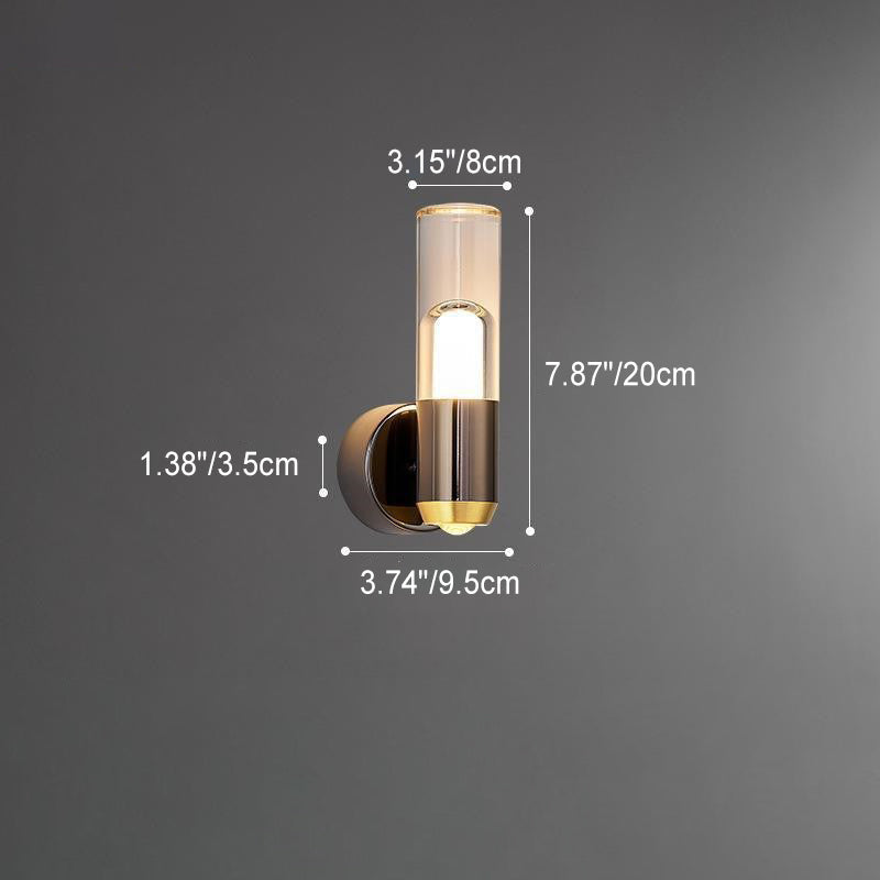 Scandinavian Iron Aluminum Acrylic LED Wall Sconce Lamp