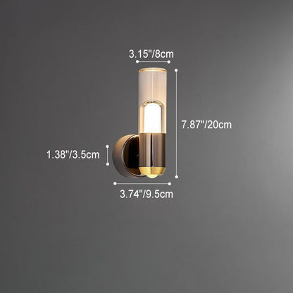 Scandinavian Iron Aluminum Acrylic LED Wall Sconce Lamp