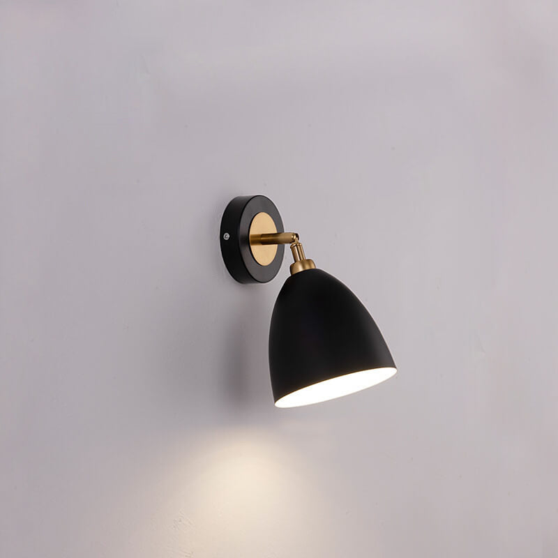 Iron Traditional Shape Shade 1-Light Wall Sconce Lamp