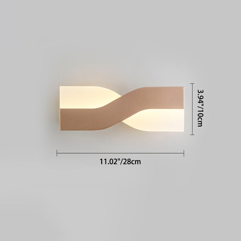 Creative Rotatable Funnel Iron Acrylic LED Wall Sconce Lamp