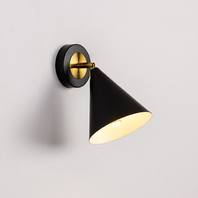 Minimalist Solid Color Rotatable 1-Light Wall Sconce Lamp