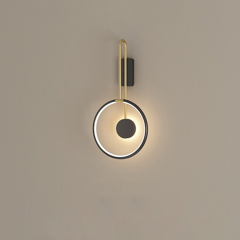 Simplicity Circle Ring Silicone Strip LED Wall Sconce Lamp