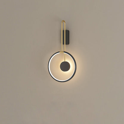 Simplicity Circle Ring Silicone Strip LED Wall Sconce Lamp