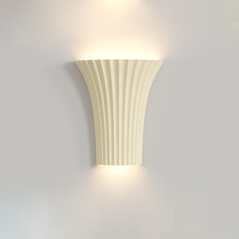 Half Cylinder Hardware Resin 1-Light Wall Sconce Lamp
