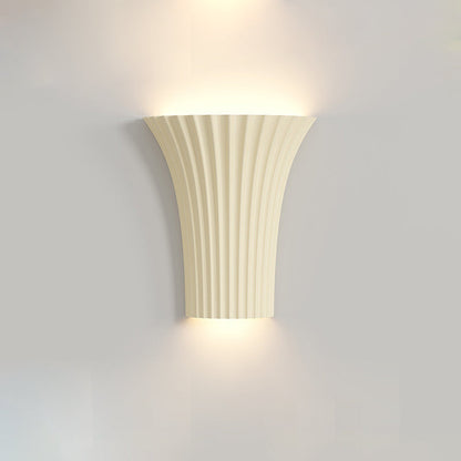 Half Cylinder Hardware Resin 1-Light Wall Sconce Lamp