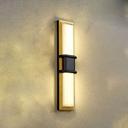 Aluminum Acrylic Shade LED Waterproof Wall Sconce Lamp