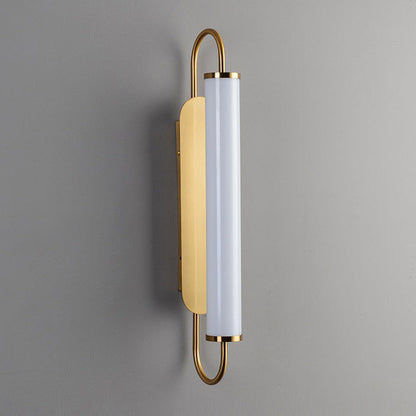 Nordic Iron Acrylic Cylinder Strip LED Wall Sconce Lamp