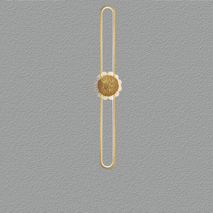 Full Copper Minimalist Ring Design LED Wall Sconce Lamp