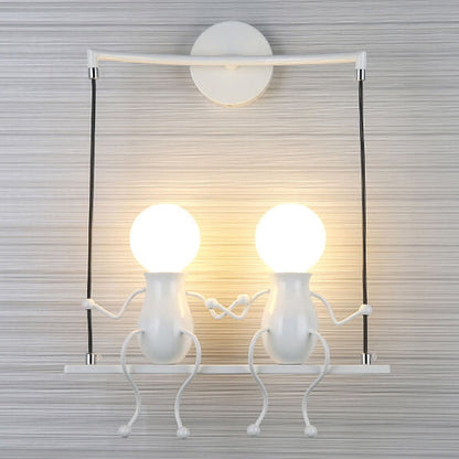 Creative Iron Children's Ball 2-Light Wall Sconce Lamp