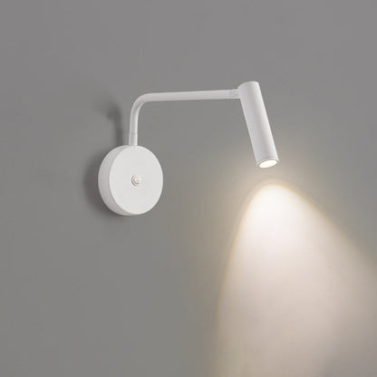 Cylindrical Rotatable Iron Aluminum LED Wall Sconce Lamp