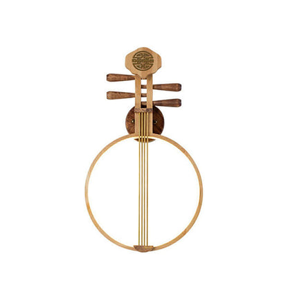 Chinese Pipa Instrument Zen Decoration LED Wall Sconce Lamp