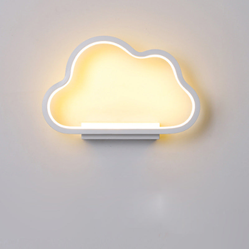 Simplicity Frame Silicone Strip LED Kids Wall Sconce Lamp