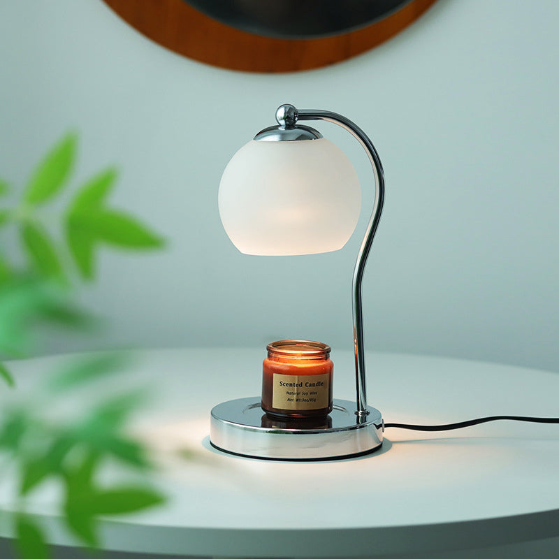 Modern Glass Orb Table Lamp