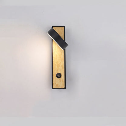 Simplicity Rectangle Rotatable LED Wall Sconce Lamp