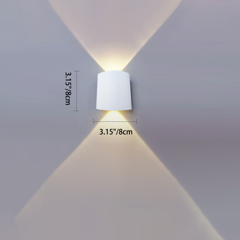 Waterproof Aluminium Iron Acrylic LED Wall Sconce Lamp