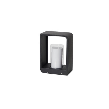 Modern Square Stainless LED Outdoor Lawn Landscape Light
