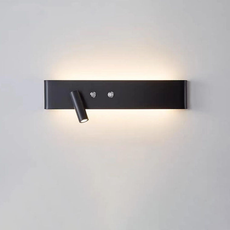 Minimalist Rectangular Aluminum Iron LED Wall Sconce Lamp