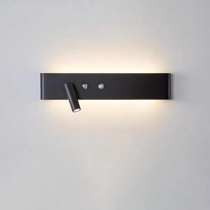 Minimalist Rectangular Aluminum Iron LED Wall Sconce Lamp