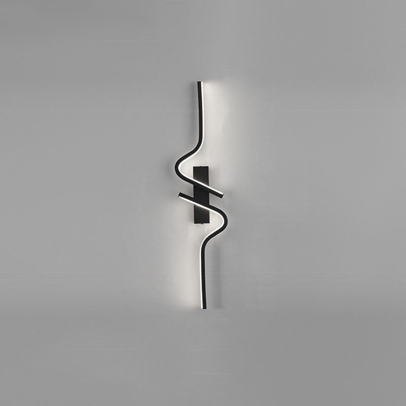 Creative Strip Aluminum Silicon Gel LED Wall Sconce Lamp