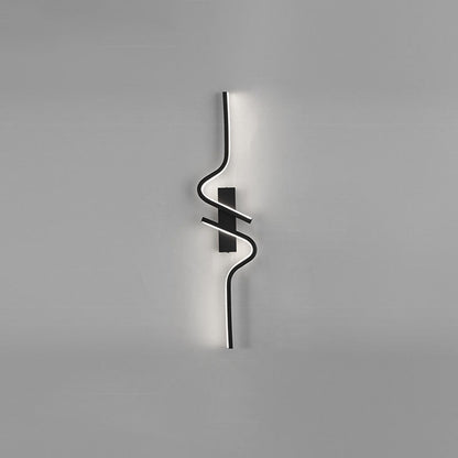 Creative Strip Aluminum Silicon Gel LED Wall Sconce Lamp