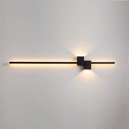 Strip Rectangle Iron Aluminum LED Wall Sconce Lamp